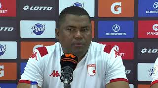 Rueda de prensa de Santa Fe tras su partido ante Bucaramanga [upl. by Tilford601]