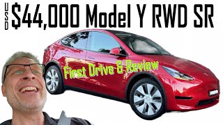 NEW In Canada  US Next Cheapest Tesla Model Y RWD SR Ever  Made in China  First Drive amp Review [upl. by Droc126]