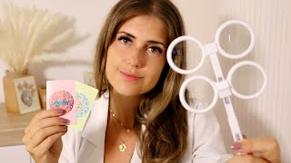 ASMR Detailed Doctor Checkup  Cranial Nerve Exam Skin amp Face Exam Measuring deutschgerman [upl. by Nithsa]