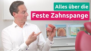 Feste Zahnspange in der Kieferorthopädie  KFO1 Praxis Dr Schmidt [upl. by Donahoe]