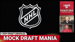 People Are Mad At Our NHL Mock Draft  2024 NHL Draft Rankings 7472 [upl. by Llemrej]