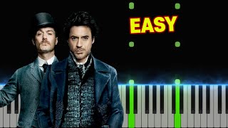 Discombobulate  Sherlock Holmes  EASY Piano Tutorial [upl. by Haldas626]