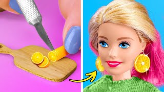 CUTE BARBIE DOLL MAKEOVERS amp CRAFTS 🎀✨ [upl. by Nywroc]