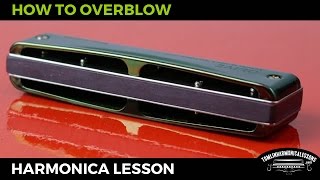 How to overblow on harmonica [upl. by Eniale]