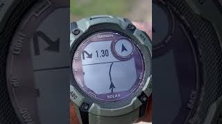 Checking map on Garmin Instinct 2 X during navigation [upl. by Remoh]