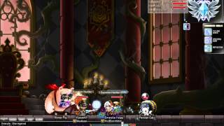 MapleStory Root Abyss Crimson Queen Normal [upl. by Einiar]