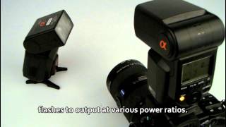 Sony Alpha HVLF58AM flash review on the Sony A900 [upl. by Dermott75]