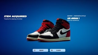 Como CONSEGUIR GRATIS las ZAPATILLAS AIR JORDAN 1 HIGH OG en FORTNITE REMIX Fecha Misiones [upl. by Arlo52]