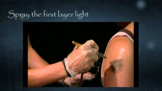 Long Lasting Temporary Airbrush Tattoo Ink Tutorial [upl. by Lansing]