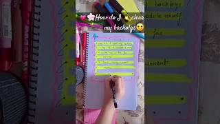 🤯🌟Best way to🤭 cover backlogs💓trending youtubeshorts study students studymotivation aspirants [upl. by Keelia]