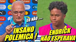 BRASIL CHOCADO  ENDRICK NEM ACREDITA  FALA DE DORIVAL GERA POLEMICA NA SELEÇÃO [upl. by Haral]