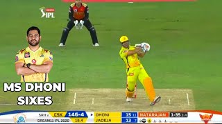 Top 7 sixes of ms dhoni  Eagle cricket [upl. by Reinal]