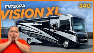 Quality Couples Motorhome Entegra Coach Vision XL 34G [upl. by Bacchus]