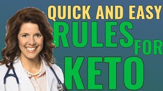 Keto Diet Explained Quick and Easy Rules of the Keto Diet [upl. by Atteiluj]