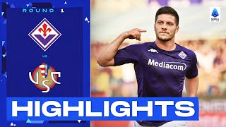 Fiorentina 32 Cremonese  Goals and Highlights Round 1  Serie A 202223 [upl. by Aenert]