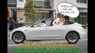 Chuyện đi mua đồ với vợ  Chị Cừu trùm khăn len đi quanh nhà  Monsieur Tuna stream [upl. by O'Kelly107]