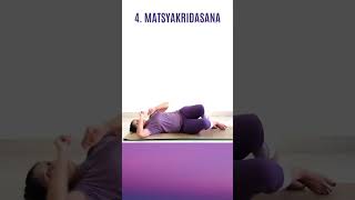 Reduce Back Pain with these 5 Simple Gentle Yoga Asanas  Yoga With Archana Alur  shorts [upl. by Gian]