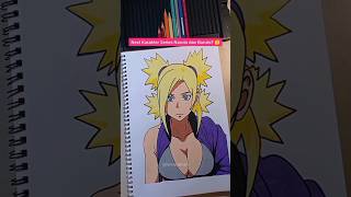 Temari Drawing Anime Naruto Shippuden shorts narutoshippuden temari animeart [upl. by Lisabeth47]