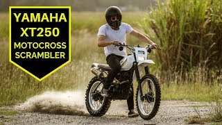 Yamaha XT250 MX Scrambler  How to build it  Purpose Built Moto [upl. by Nnalyrehs]