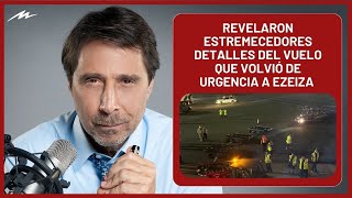 Revelaron detalles del vuelo que volvió de urgencia a Ezeiza tras escuchar ruidos en la bodega [upl. by Riffle343]