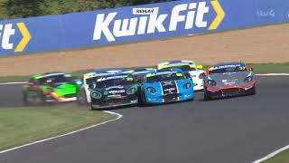 2022 Ginetta Junior  Round 24 Brands Hatch finish [upl. by Moyers27]