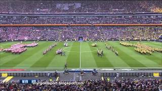 2013 UEFA Champions League Final Opening Ceremony Wembley Stadium London [upl. by Edin]