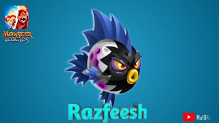 How To Breed Razfeesh  Monster Legends [upl. by Ecinna]