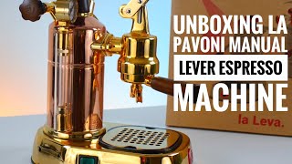 Unboxing the La Pavoni PB16 Professional Manual Lever Espresso Machine [upl. by Jenni]