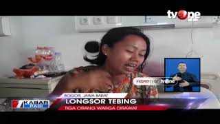 Tebing Longsor Tewaskan 4 Orang Warga di Ciomas [upl. by Yadahs]