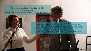 Drone  Crónán  An ancient form of Overtone Singing  Irish  Caoineadh na dTrí Muire  sean nós [upl. by Horter]