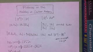 Properties of the Modulus of Complex Numbers [upl. by Ellenrahs]