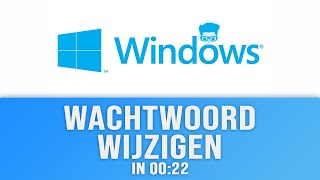 Windows 10 Wachtwoord Wijzigen  Windows 10 Tips Nederlands [upl. by Ettebab]