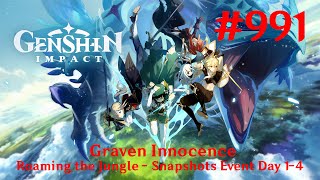 Genshin Impact Walkthrough Part 991  Graven Innocence  Roaming the Jungle  Snapshots Day 14 [upl. by Miller]