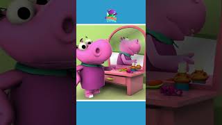 Hippo Finger Family Song nurseryrhymes kidssong shorts hooplakidz [upl. by Perusse]