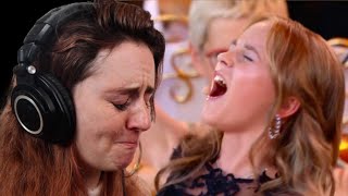 15 Year Old Emma Kok Sings Voilà with paralysed stomach André Rieu Reaction [upl. by Maye900]