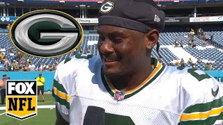 Packers Malik Willis shares a message of perseverance after his victory over Titans  NFL on FOX [upl. by Lipson]