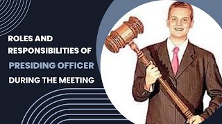 Roles and Responsibilities of the Presiding Officer in a Toastmaster Meeting [upl. by Ahsyle183]