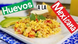 Huevos a la Mexicana  Receta Súper Fácil  Mi Cocina Rápida [upl. by Ghiselin]