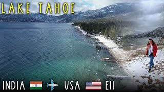 Clearest Lake In The World  Lake Tahoe  Travel Vlog  Indian In USA E11 [upl. by Ilzel]