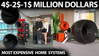 MOST EXPENSIVE HiEnd Audiophile Home Stereo Systems in the WORLD [upl. by Merdith725]