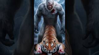 Bengal tiger vs Polar Bear vs White Animals Lion Tiger Wolf blackpanther werewolf hyena [upl. by Arlene264]