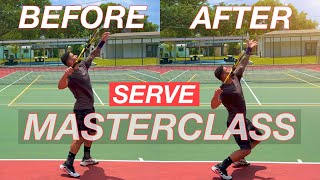 Tennis Serve Masterclass  35 NTRP Lesson [upl. by Woodford344]