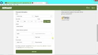 How to register a Neteller Account [upl. by Annaear8]