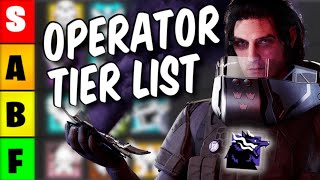 Official Operator Tier List For Operation Dread Factor Y8S2  Rainbow Six Siege 2023 [upl. by Massarelli]