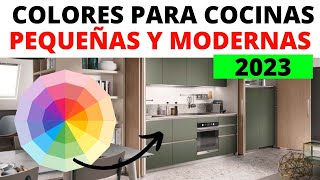 7 Colores para COCINAS PEQUEÑAS 2023  Combinaciones Pintura Paredes Paleta de Colores Modernas [upl. by Festatus]