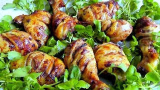 How to cook Chicken amp BBQ Sauce recipe Barbacue Food [upl. by Publia]