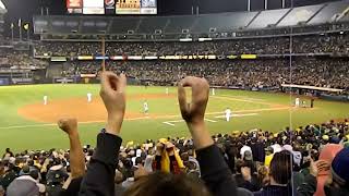 Game 4 ALDS Oakland vs Detroit 15th Walk off win [upl. by Einberger]