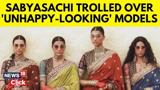 Sabyasachi Latest Collection Sabyasachi Trolled For Featuring Models With Sad Faces  N18V [upl. by Coffey]