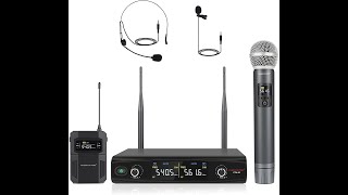 PHENYX PRO PTU71  WIRELESS MICROPHONE REVIEW [upl. by Enilarac]