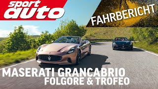 Maserati GranCabrio  Fahrbericht  sport auto [upl. by Orling]